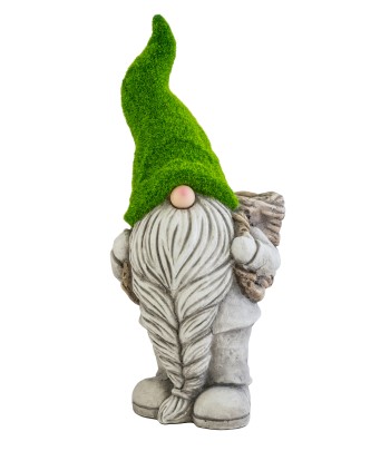 Gnome With Basket On Back...