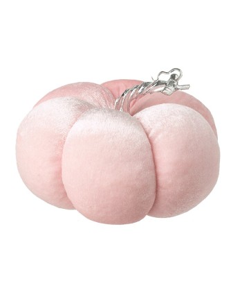 Large Pale Pink Velvet Pumpkin