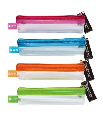 Soft Clear Pencil Case With...