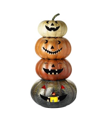 Metal Pumpkin Stack