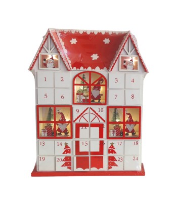 LED Advent House 29x37cm