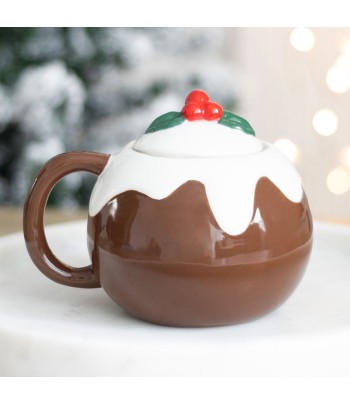 Christmas Pudding Shaped Mug