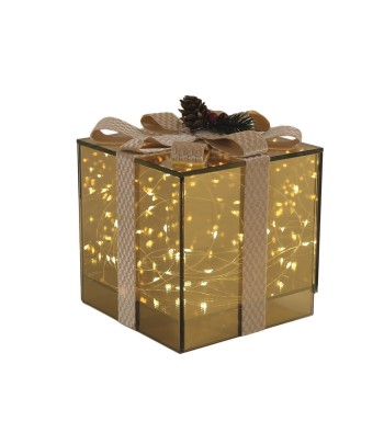 LED Present Box 15x15cm Amber