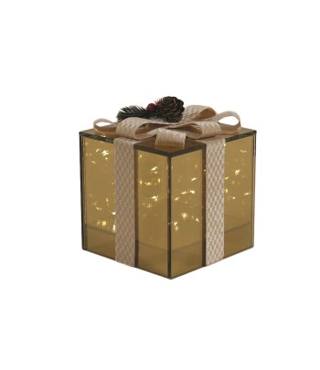 LED Present Box 12x12cm Amber