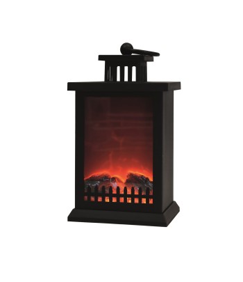 LED Fireplace Lantern 14x25cm