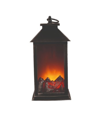 LED Fireplace Lantern 28cm