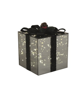 LED Present Box 15x15cm Grey