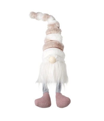 Pink & Cream Fur Hat Gonk