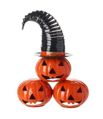 3 Stacking Metal Pumpkins...