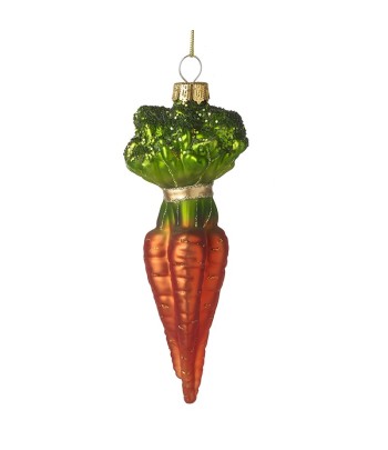 Glass Hanging Bunch Of Carrots