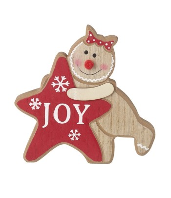 Wooden Joy Gingerbread Lady...