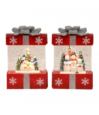 Gift Box Spinner Snowmen...
