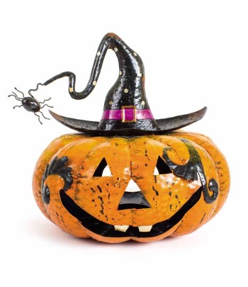 Metal Pumpkin Candle Holder...