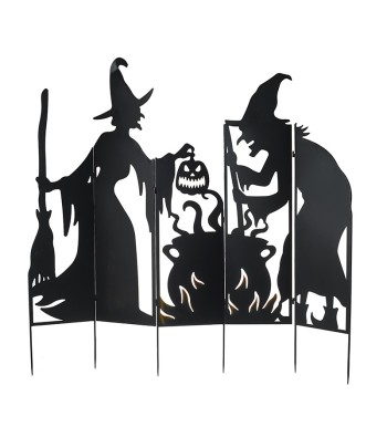 Witches With Cauldron Stake