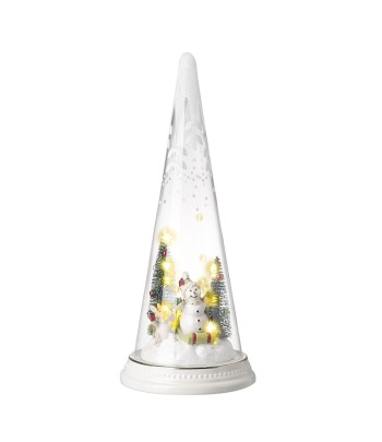 Glass Cone Light Up Decoration