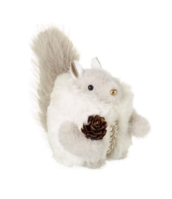 White Squirrel In Fluffy...