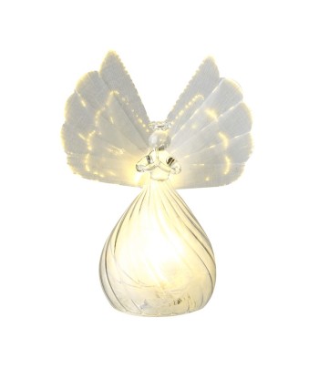 Light Up Glass Angel With...