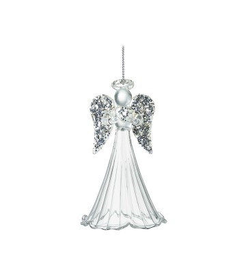 Hanging Glass Angel With...