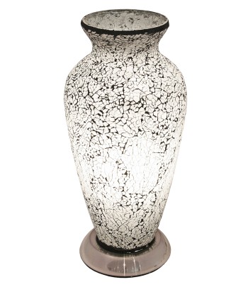 Mosaic Glass Vase Lamp –...