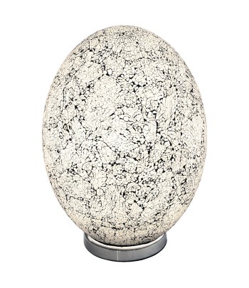 Large Mosaic Glass Egg Lamp...