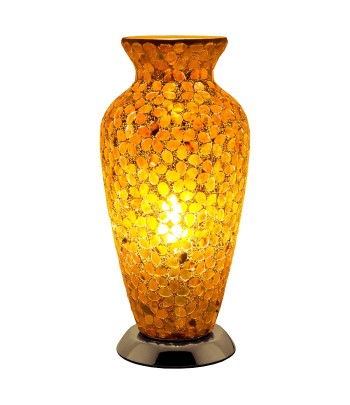 Mosaic Glass Vase Lamp –...