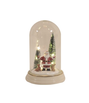 LED Santa Glass Decoration...