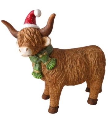 Xmas Highland Cow Ornament,...