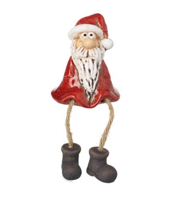 Ceramic Santa With Dangly Legs