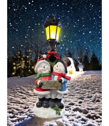 LED Snowman  Street Lamp 36cm