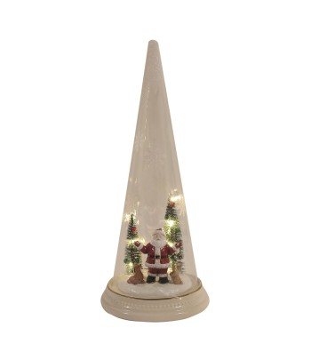 LED Santa Glass Tree...