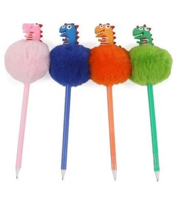 Dinosaur Pompom Pen (4...