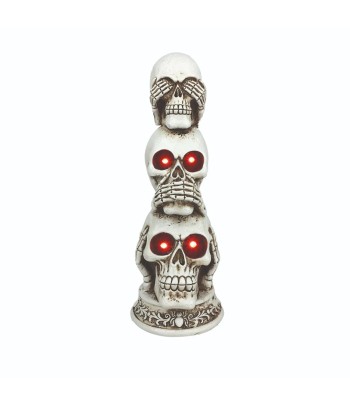 LED No Evil Skulls (27cm)