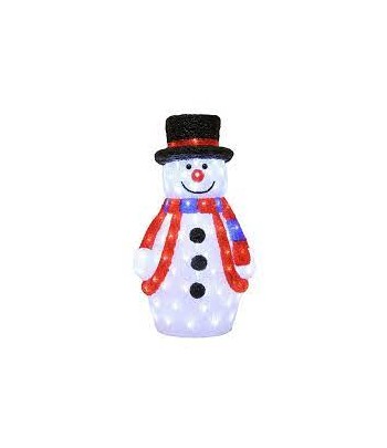 LED Acrylic Snowman 60cm...