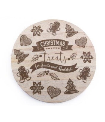 Gingerbread Santa Treat Plate