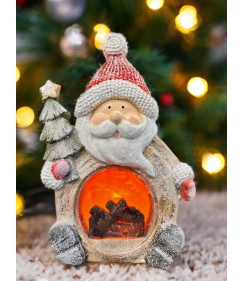 37cm Santa With Fireplace...