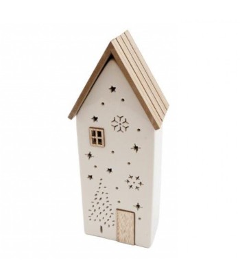 25x10cm Led Ceramic House Deco