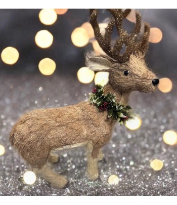 Straw Deco Reindeer -...