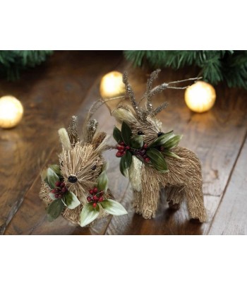 Straw Deco Reindeer -...