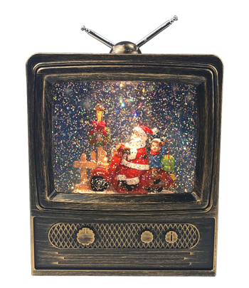 Bronze Christmas TV with...