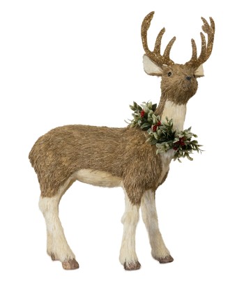 Straw Deco Reindeer -...