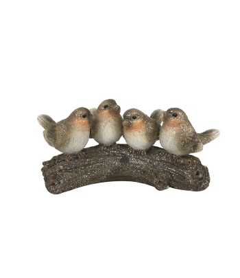 Robins On Branch 18 x 8.5cm