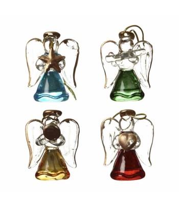 Set Of Small Hanging Glass...