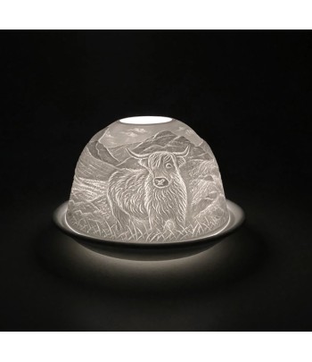 Tealight Dome - Highland Cow