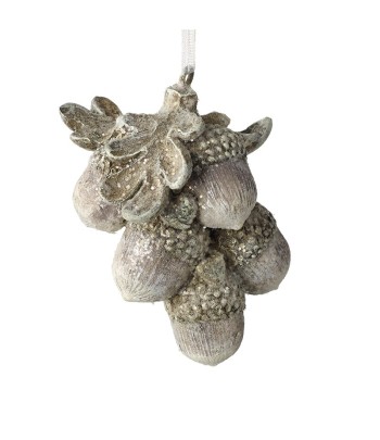 Hanging Silver Leaf & Acorn...