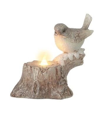 Resin Bird On Light Up Branch