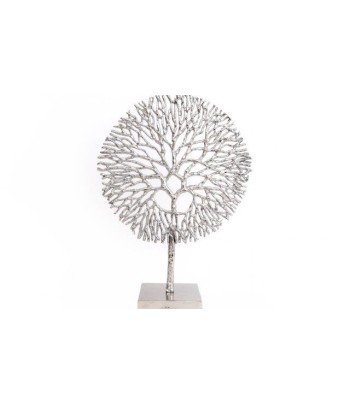 Silver Finish Coral Sculpture