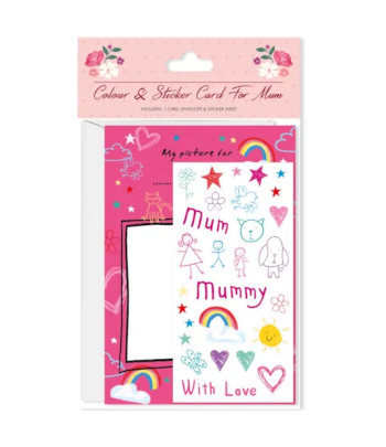 Mothers Colour In Card