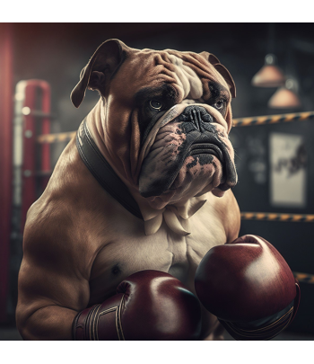 Bulldog Wall Art - Mini
