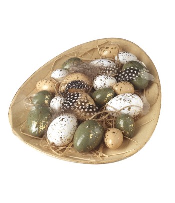 Decorative Eggs In Wooden...