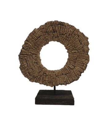 Wood Effect LED Lamp 38cm